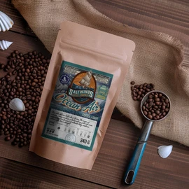 Ocean Air Whole Bean Coffee by Saltwinds Coffee Company (340g) | Dark Roast Coffee Beans 100% Arabica Low Acid Coffee Bean | Smooth & Full Body Freshly Roasted in the Maritimes