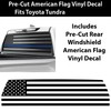 BOGAR TECH DESIGNS Precut Rear Window American Flag Vinyl Decal
