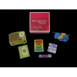 American Girl Melody's Accessories Working Radio Elephant Book Doll House Size