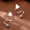 Stocking Stuffers Holiday Outfits for Women 2024 Heart Ear Cuff