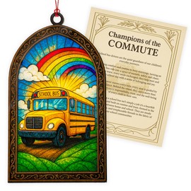 Owl Gifts for Women, owl Christmas Ornaments, Inspirational Suncatcher with Positive Message, Christmas Ornament 2025, Suncatcher Effect Stained Glass Window Hanging, car Hanging Accessories