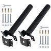 Light Pole Mount, Solar Lighting Mounting Bracket Extension Pole Kit,