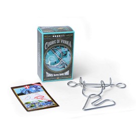 Logica Spiele Art Heart of Vienna Metal Puzzle - Difficulty 4/6 Extreme - Cast Puzzle - Travel Series