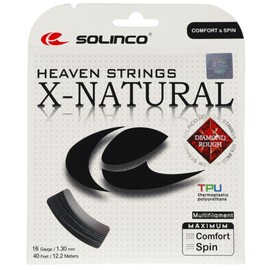 Solinco X-Natural Tennis String Set-16G-Black