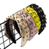 Wide Headbands for Women's Hair Knotted Hair Bands Crystal Head