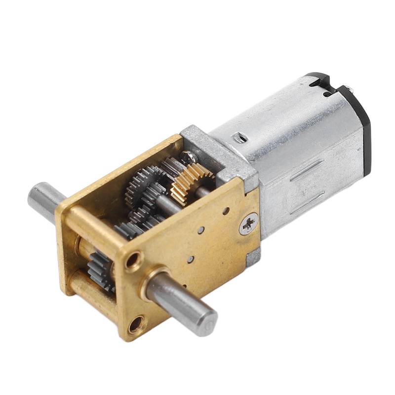 Gear Motor Speed Reduction Dual Output Shaft Worm Brushed Large