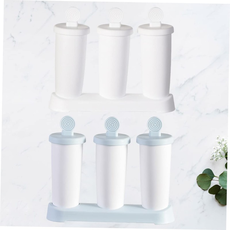 Ipetboom 2pcs Popsicle Mold Set Ice Cream Maker with DIY