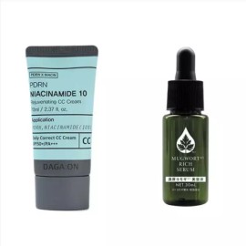 Firstpick cc크림 나이아신아마이드 홍조 커버 피부결 씨씨 크림 + 진정세럼 CC Cream Niacinamide Redness Cover Skin Texture CC Cream + Soothing Serum