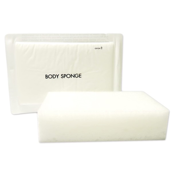 Industrial COMPRESSION BODY SPONGE 1000 Pack (500 Count X 2 Boxes) Disposable Type | Bathing Bath Goods Leisure Hotel accommodation Facility Washed Wash Body Sponge, Business, Hotel, Hamam or sauna