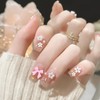 TAXTYHRE Nail Charms, Niedlich Schleife Blume Charms Nägel, Acryl Blumen