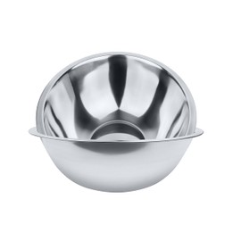 Great Credentials 5 Quart, Set of 2, Mixing Bowls, Stainless Steel, Professional Chef, Commercial Kitchen, 11.5 Inches Diameter, Flat Base