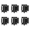 DuraSteel Replacement Stanchions Belt Head Cassette - 6.5 Feet Black