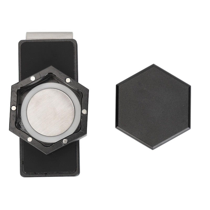 Luocute Magnetic Chalk Holder with Clip, Aluminium Compact Silent Billiards