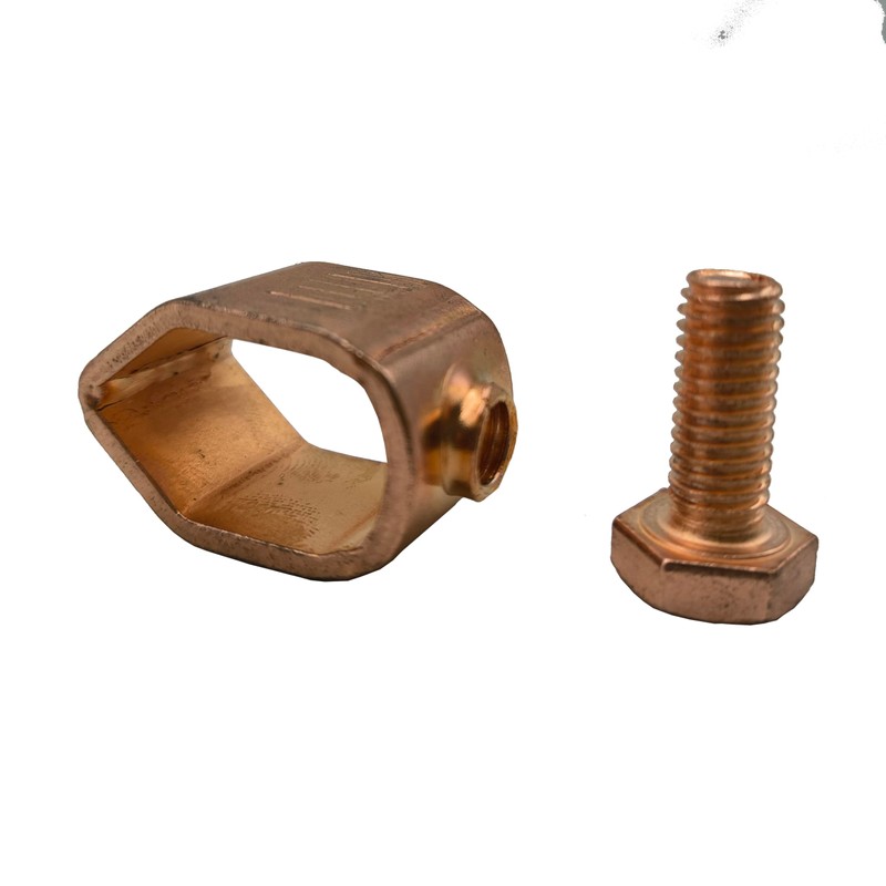 Ground Rod Clamp, Great for 1/2”- 5/8’’ Grounding Rods, Rebar,