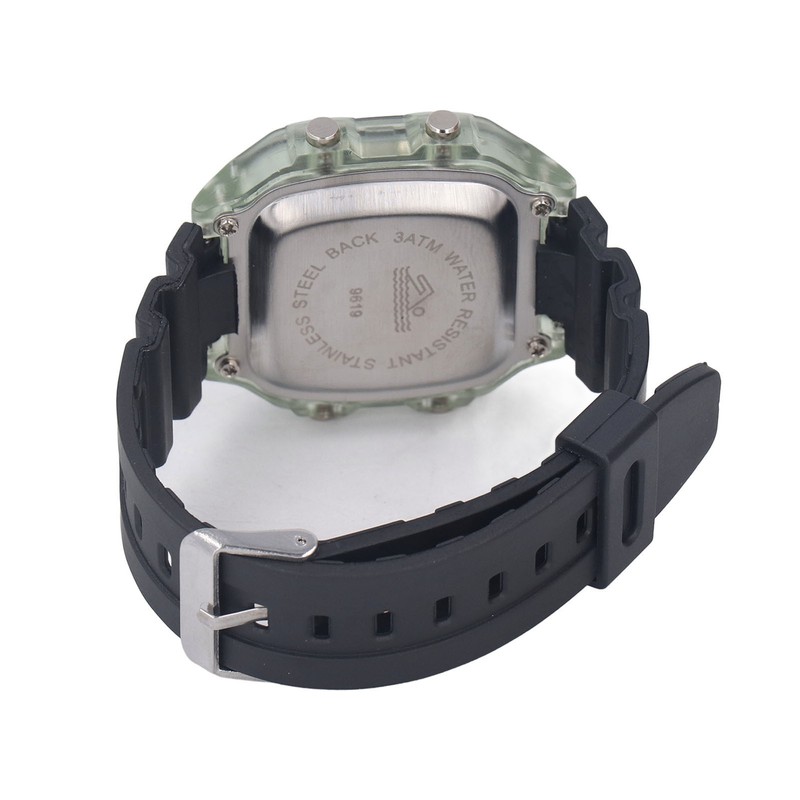 Electronic Sports Watch 12 24 Hours Waterproof Digital Wrist Watch