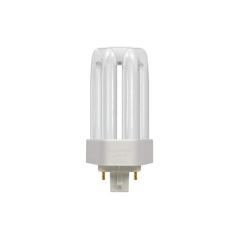 Crompton 13W PLTE (4-pin) White GX24Q-1 Base Fluorescent Lightbulb -