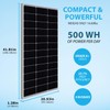 Mighty Max Battery 100 Watt 12V High Efficiency Monocrystalline Solar