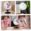 Operitacx 3pcs Doodle Globe Blank Model Decor Poster Random Jumbo
