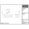 Hammer and Tongs - Double Coat Hook - W50mm x