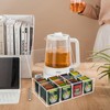 Beitiny Tea Bag Organizer, Acrylic Tea Bag Holder, Clear Tea