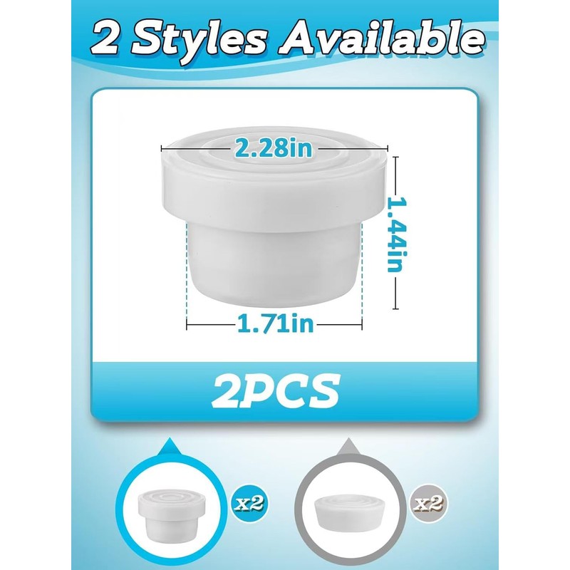 Pack of 2 Pool Ladder Rubber Buffers, Pool Ladder Bumpers,