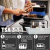 2 Pack TSA Approved Liquids Bag, Carry-on Clear Travel Toiletry