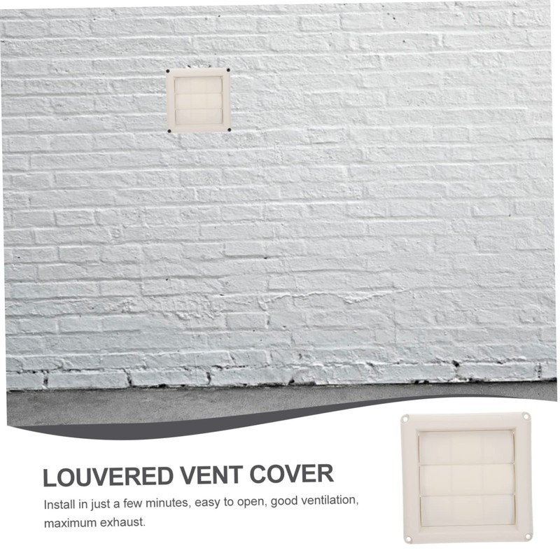 jojofuny 4 Inch Outdoor Airflow Vent Cover Rustproof Dryer Vent