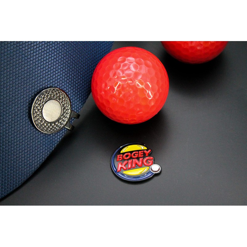 MULLIGAN HOOLIGAN Golf Ball Marker + Magnetic Hat Clip, Funny