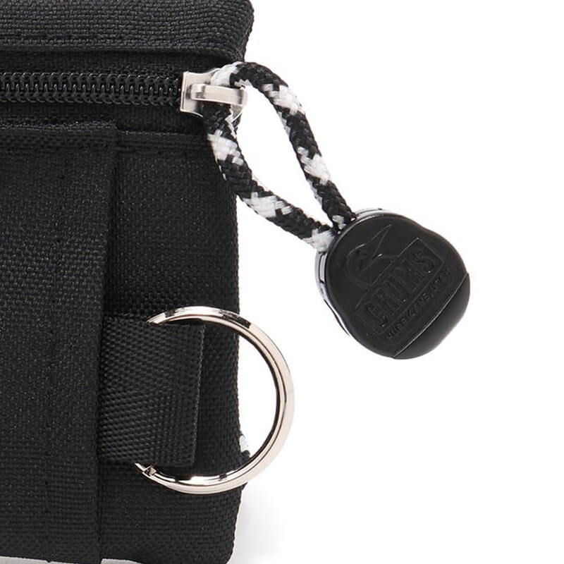 CHUMS CH60-3574 Men’s Recycled Mats Key Coin Case, Black