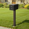 VEVOR Mailbox Post, 43 x 4 x 4 Inches, Steel
