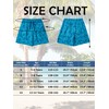 NATUST Boy's Swim Trunks Printed Beach Surf Shorts with Mesh