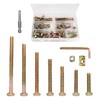 cSeao 100pcs M6 Baby Bed Crib Screws Hardware Replacement Parts