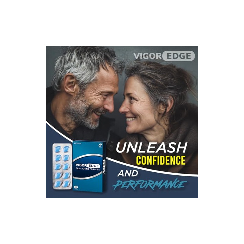 VIGOREDGE Fast-Acting Tablets for Men – Extra Strong Male Supplement