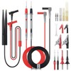 BINTA 25PCS Silicone Multimeter Test Leads Kit CAT Ⅲ 1000V