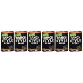 Ranch Style Beans, Sliced Jalapeno Peppers, 15oz Can (Pack of 6)