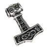 Thor Hammer Pendant Small, 925 Silver