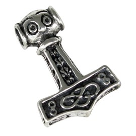 Thor Hammer Pendant Small, 925 Silver