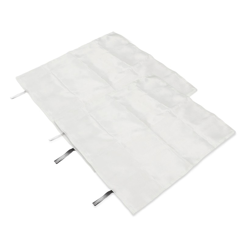 2pcs Emergency Fire Blanket Fiberglass Good Insulation Easy to Use