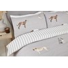 Rapport Home Dog Duvet Cover Set - Pawsome Reversible Microfibre