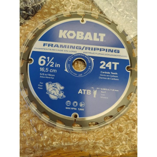 Kobalt 6-1/2-in 24-Tooth Carbide FRAMING/RIPPIN