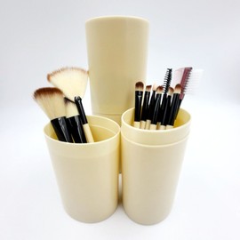Makeup Product, 12 Types Portable Brush Set Powder aisyaedou for daily beauty routines, Korean cosmetic item, and Personal Care