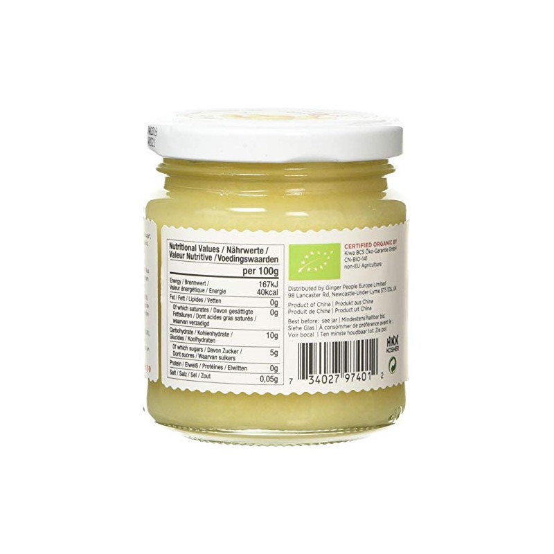 The Ginger People Organic Minced Ginger 190 g