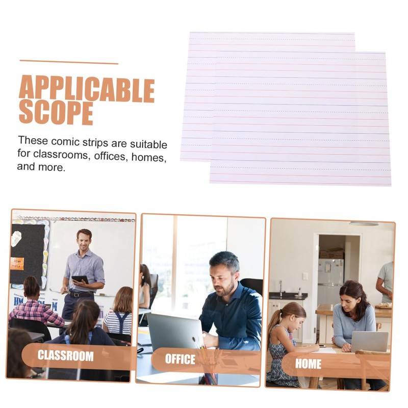 NUOBESTY Dry Erase Cards 30pcs Sentence Strips for Classroom School