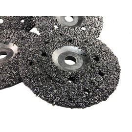 5 Pack of Ultra Wheels GRIT 16 Grinding Silicon Carbide Heavy Duty Discs Arbor 7/8"-11 - Diameter 7"