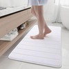 smiry Memory Foam Bath Mat, 60 x 120 cm, Extra