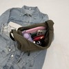 Hobo Bag for Women Men Nylon Crossbody Crescent Adjustable Shoulder