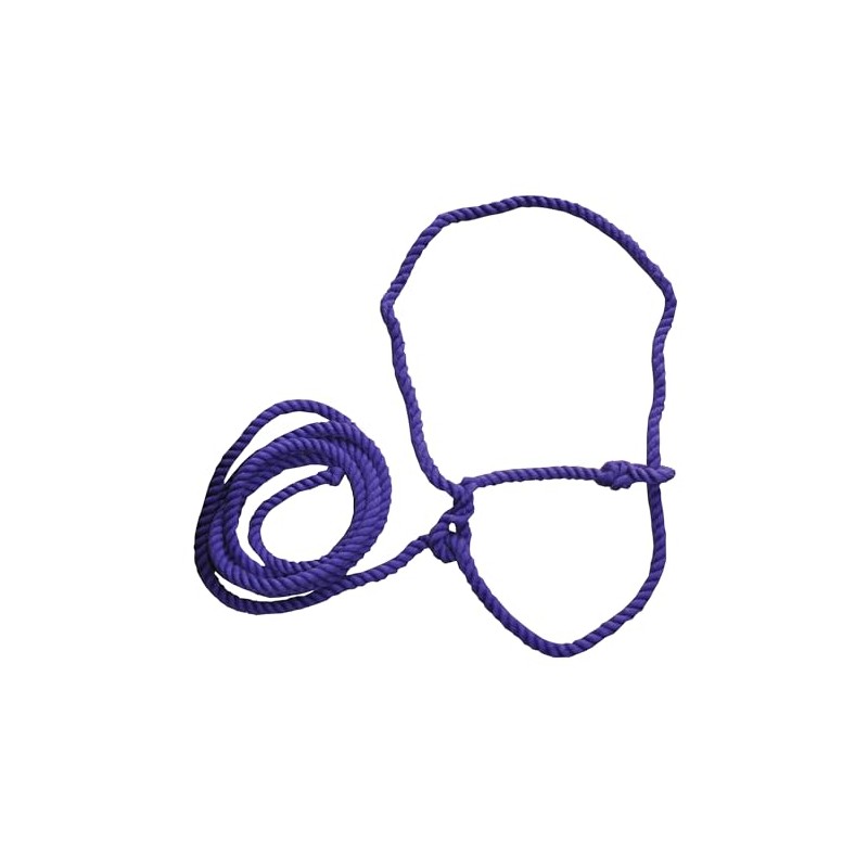 Equine Outlet Adjustable Small Rope Halter - Pony, Sheep, Llama,