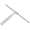 Window Glass Wiper One-Side Brush Stainless Steel with Suction Cup