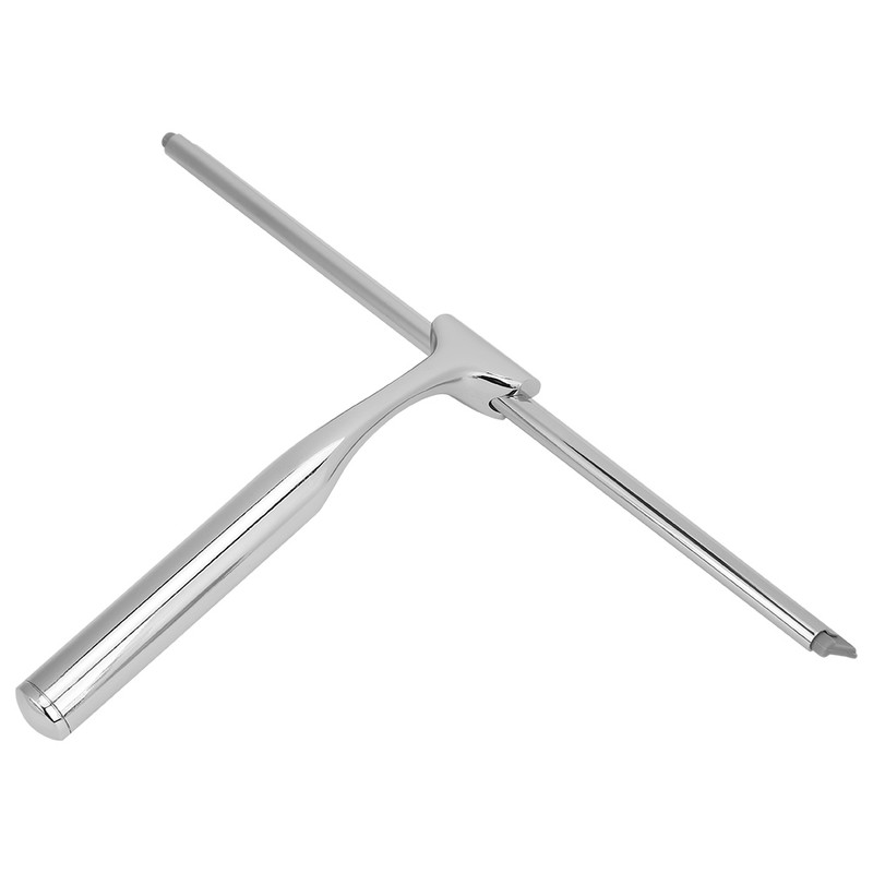 Window Glass Wiper One-Side Brush Stainless Steel with Suction Cup