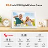 Frameo 10.1" Digital Picture Frame with 32GB Memory White WiFi